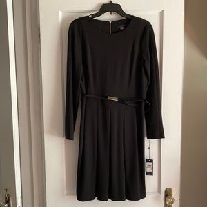 NWT Tommy Hilfiger black fit and flare dress size 12